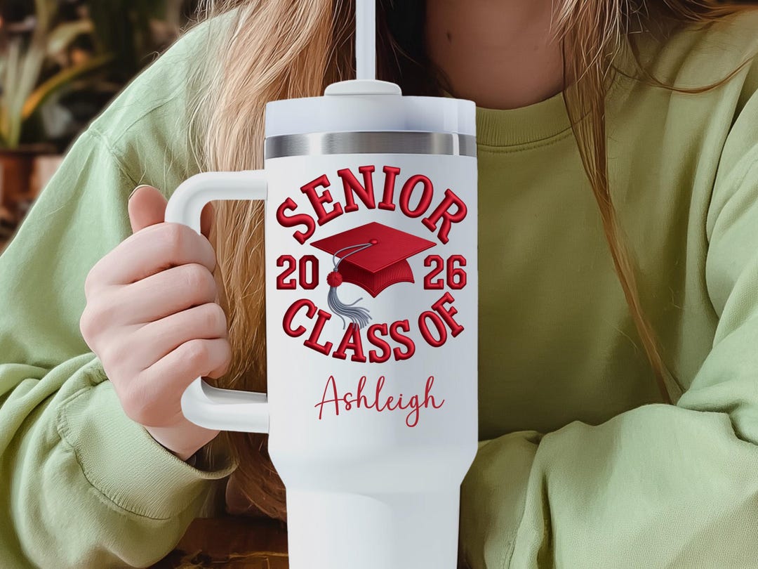 Personalized Class of 2026 Tumbler 40 Oz Senior Graduation Gift Custom ...