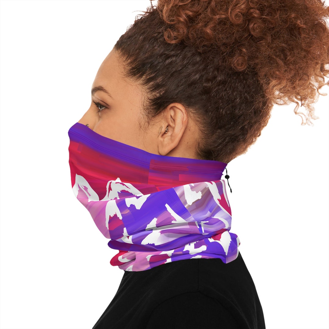 ALTA Mountain Design Winter Neck Gaiter With Drawstring Etsy