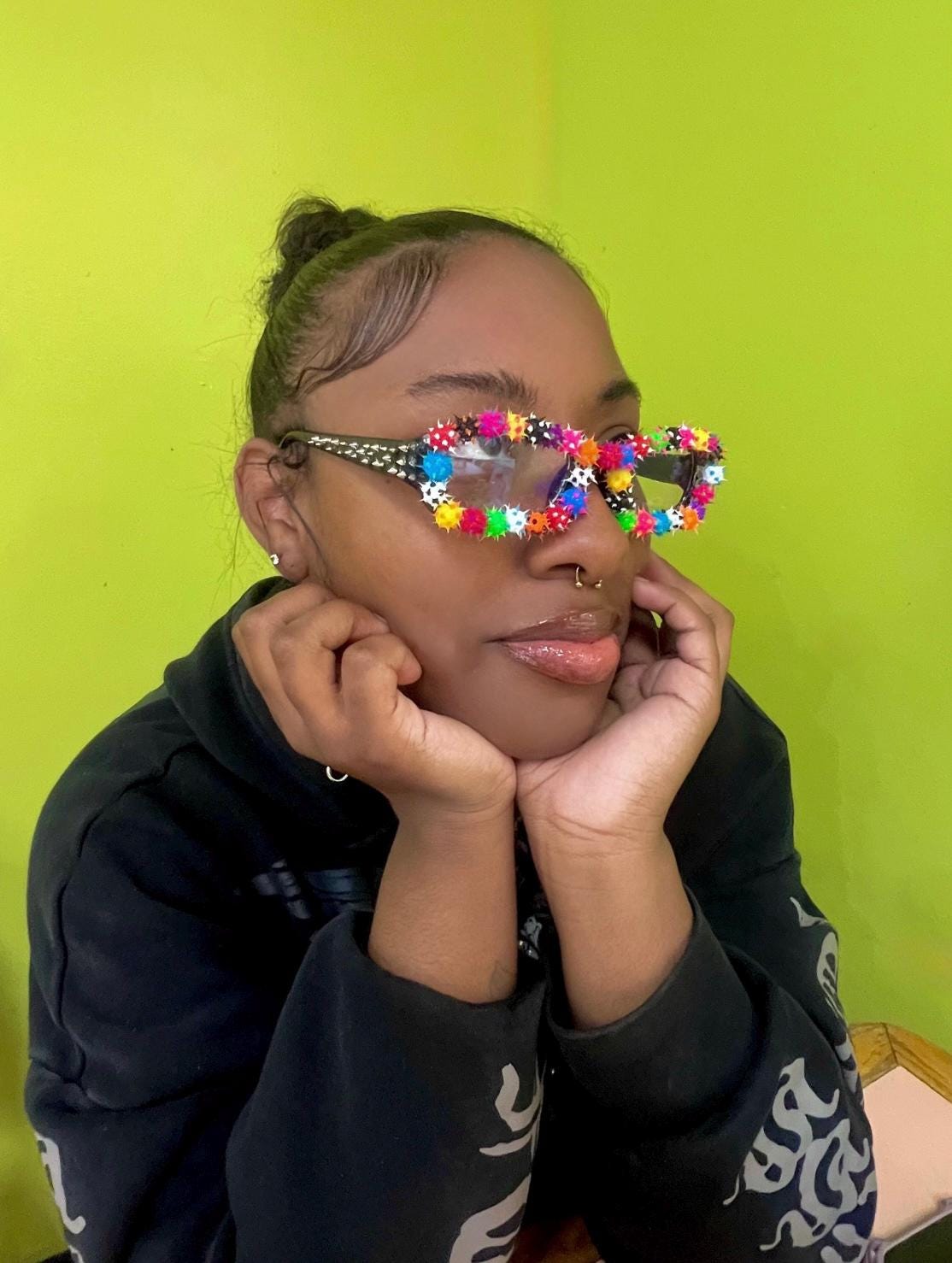 Junk Glasses Sunglasses | Sanrio Kitty Y2k 2000s Accessories  display picture 1