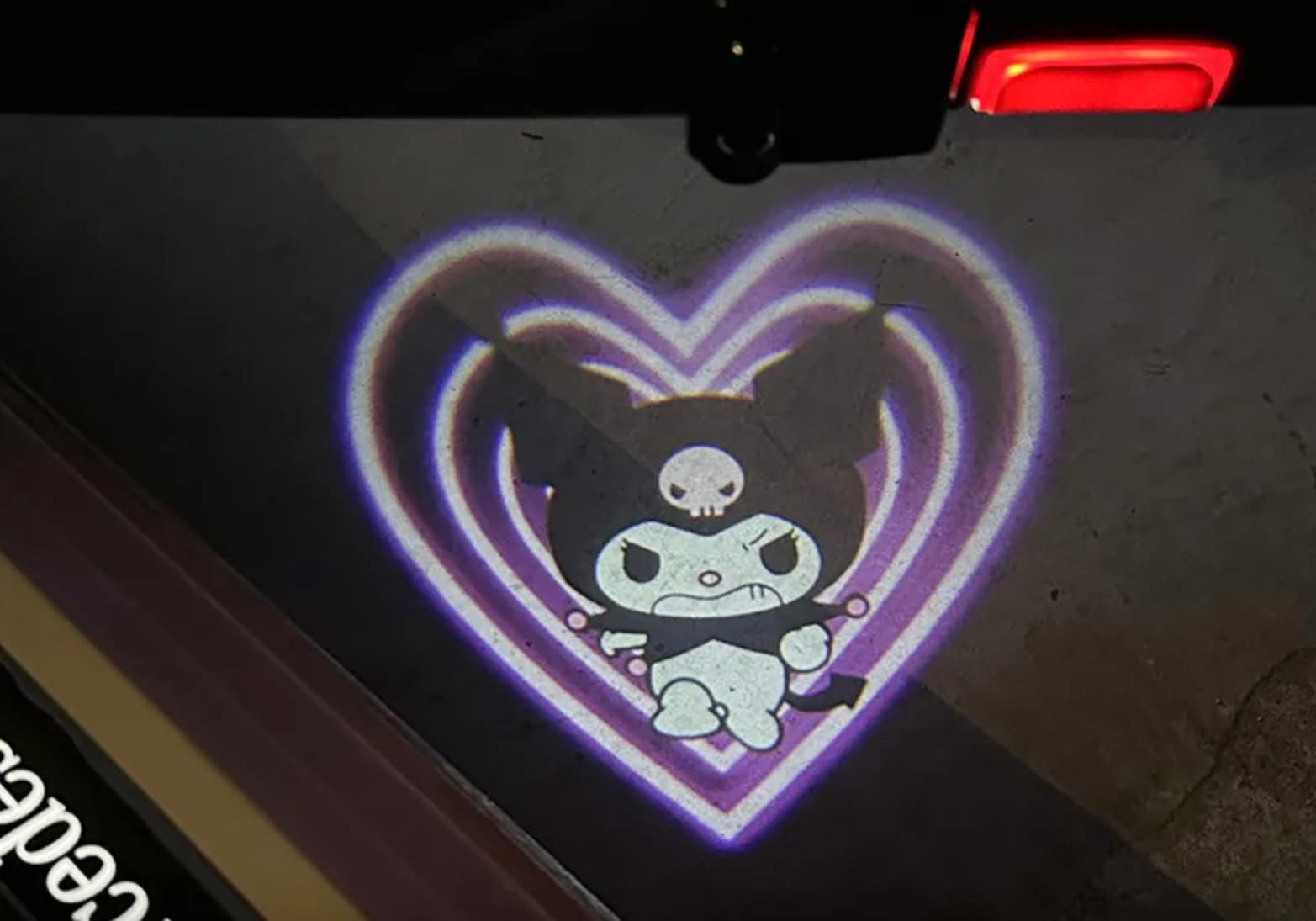 Sanrio Kuromi My Melody Passenger Princess Car Light| LED
