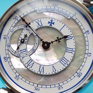 Relógio masculino Vacheron Constantin. Movimento suíço antigo de relógio de bolso em caixa de pulso nova. imagem 2