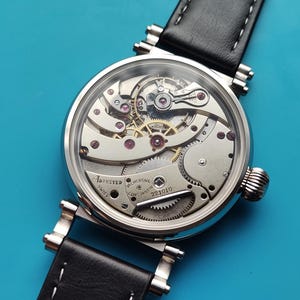 Relógio masculino Vacheron Constantin. Movimento suíço antigo de relógio de bolso em caixa de pulso nova. imagem 7