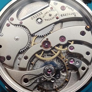 Relógio masculino Vacheron Constantin. Movimento suíço antigo de relógio de bolso em caixa de pulso nova. imagem 10