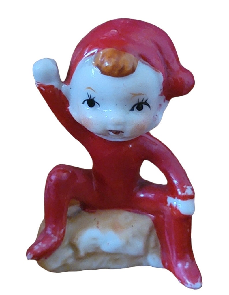 Vintage Christmas Pixie Elves 