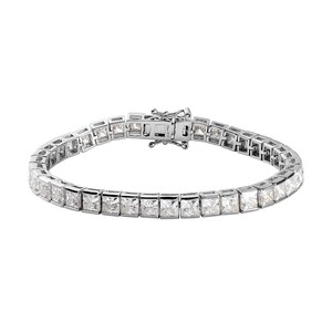 925 Sterling Silver, Nickel free Tennis Bracelet & Rhodium, 15ct+ Tennis Bracelet