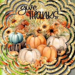 Herfst pompoenen wind spinner png geven bedankt sublimatie ontwerp voor 8-10 inch tuin spinner herfst seizoen afbeelding digitaal downloadbestand