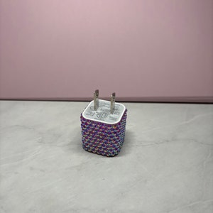 Purple Rhinestone Charging Block