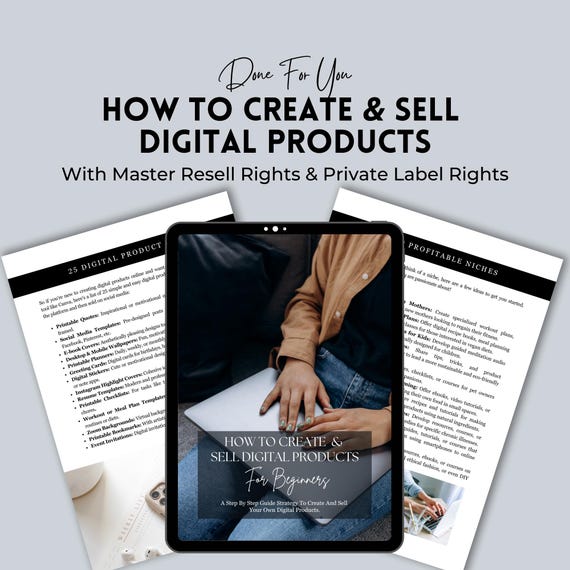 Digital Product Guide: Passive Income with PLR & MRR (DFY)