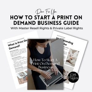 Print On Demand Business Guide | Master Resell Rights POD Business eBook | Passive Income Strategies for Etsy Sellers | PLR Digital Products
