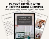 Pinterest Marketing Guide: Passive Income with MRR & PLR (Canva Template)