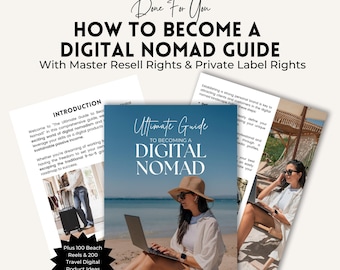Digital Nomad Guide: Travel Lifestyle Ebook (MRR & PLR)