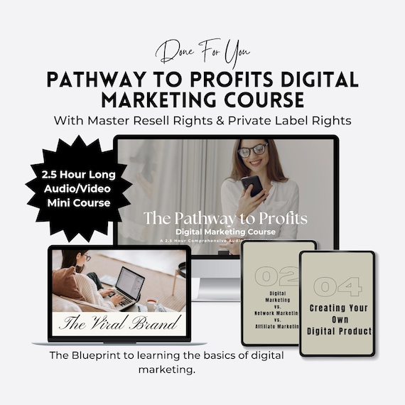 Digital Marketing Course: Master Resell Rights, 2.5 Hour Video (Digital Download)