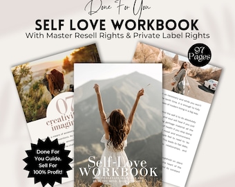 Self Esteem | Mindset Coach | Done For You | Self Love | Journal Prompt | Self Care | Life Coach | Coaching Worksheet Template Canva.