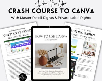Canva Crash Course: Digital guide till PLR och MRR (DFY)