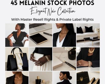 Eleganti foto stock di melanina: Faceless Marketing, MRR e PLR