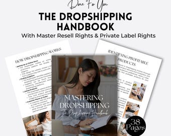 Dropshipping Handbook: E-commerce Guide with MRR + PLR (Digital Download)