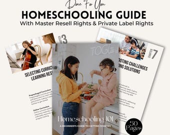 Homeschooling 101 Guide eBook: Curriculum & Resources (Digital Download)