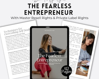 Livre électronique Fearless Entrepreneur : Guide de l'état d'esprit avec droits de revente (téléchargement numérique)