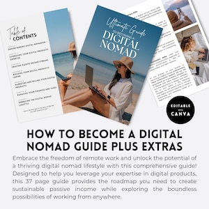 Digital Nomad Guide: Resebok med MRR och PLR (37 sidor) bild 2