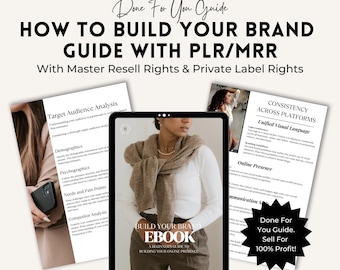 Branding Guide: Faceless Brand Building with PLR & MRR (Canva Template)