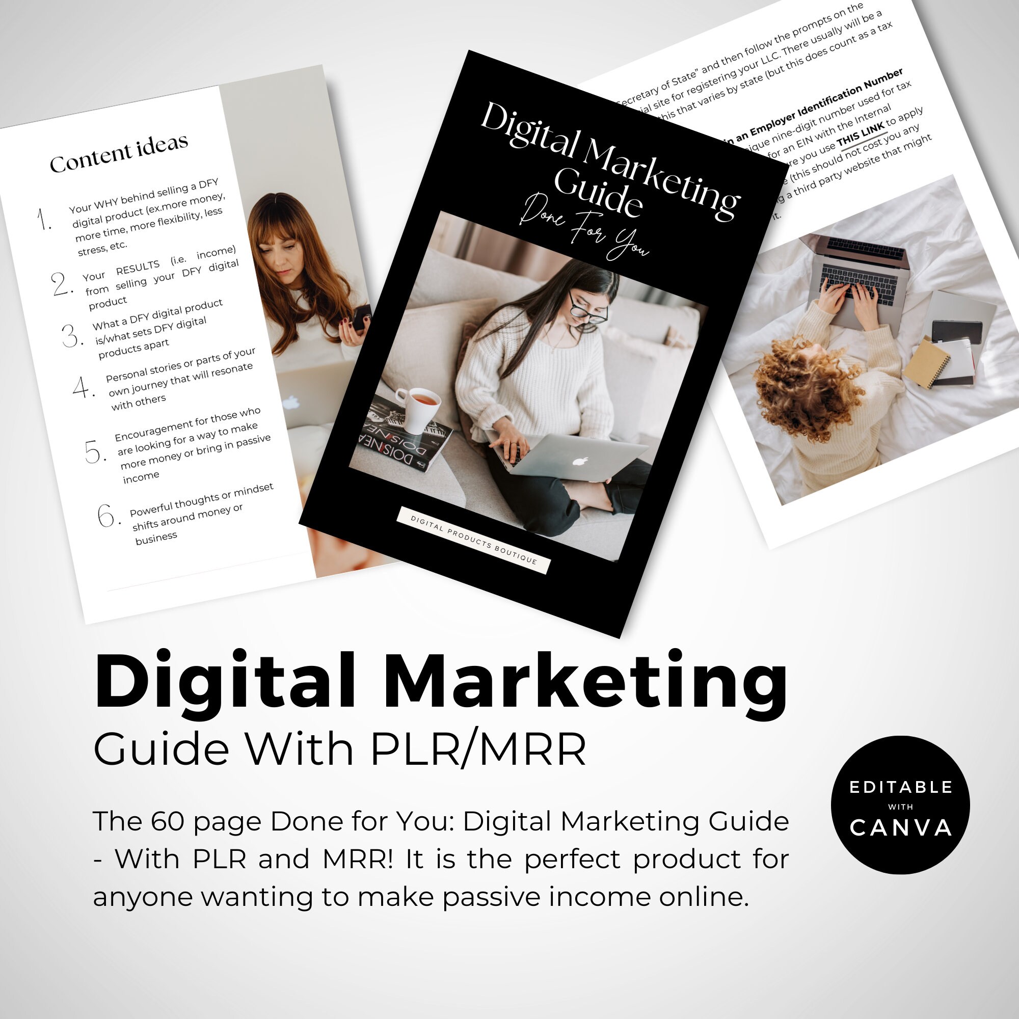Done for You Digital Marketing Guide/ebook Master Resell Rights MRR and ...