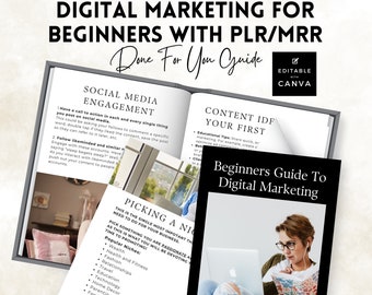 PLR MRR | The First 30 Days of Digital Marketing Ebook | Master Resell Rights | Private Label Rights | Done For You Ebook | Resell Digital.