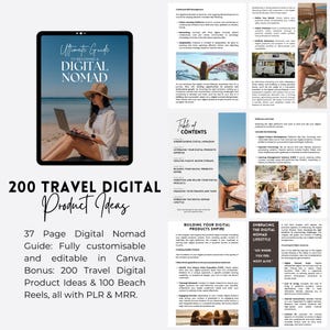 Digital Nomad Guide: Resebok med MRR och PLR (37 sidor) bild 3