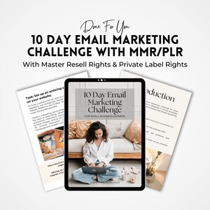 10 Day Email Marketing Challenge | Digital Product Email Marketing Guide | Master Resell Rights | DFY Lead Magnet | PLR Digital Product.