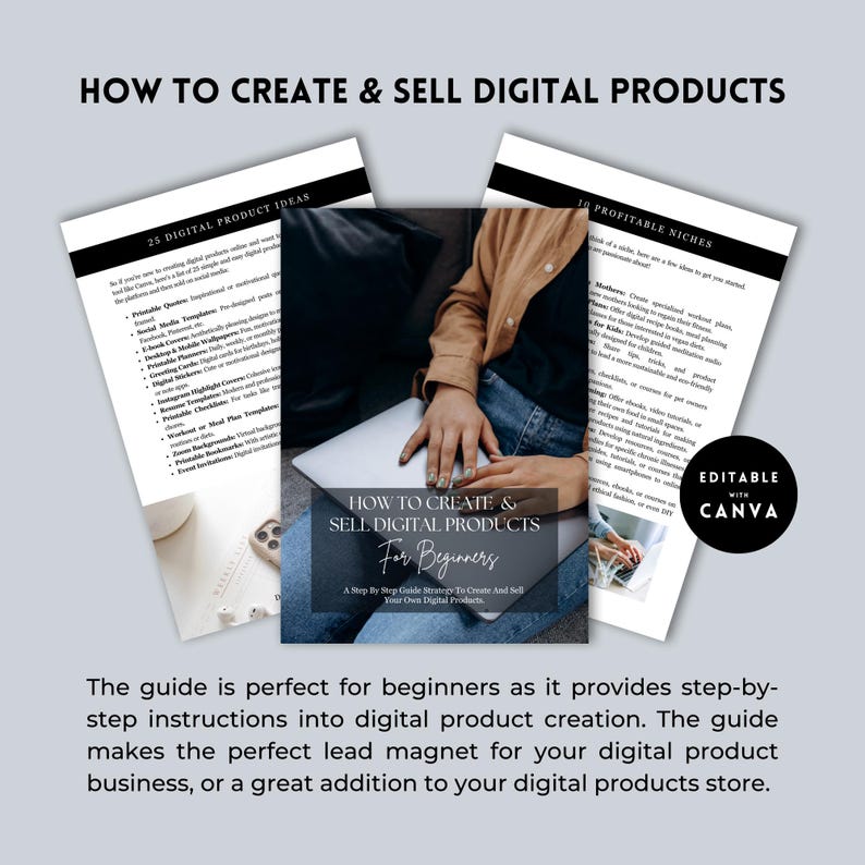 Digital Product Guide: Passive Income With PLR & MRR (DFY) - Etsy