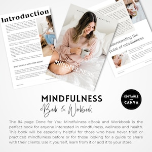 The Mindset Wellness Bundle 6 Growth Guides & Workbooks Master Resell Rights MRR and Private Label Rights PLR Coaches, Therapists. image 4