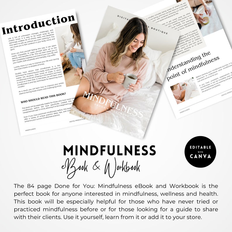 The Mindset Wellness Bundle 6 Growth Guides & Workbooks Master Resell Rights MRR and Private Label Rights PLR Coaches, Therapists. image 4