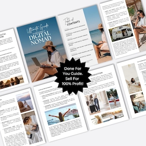 Digital Nomad Guide: Resebok med MRR och PLR (37 sidor) bild 7