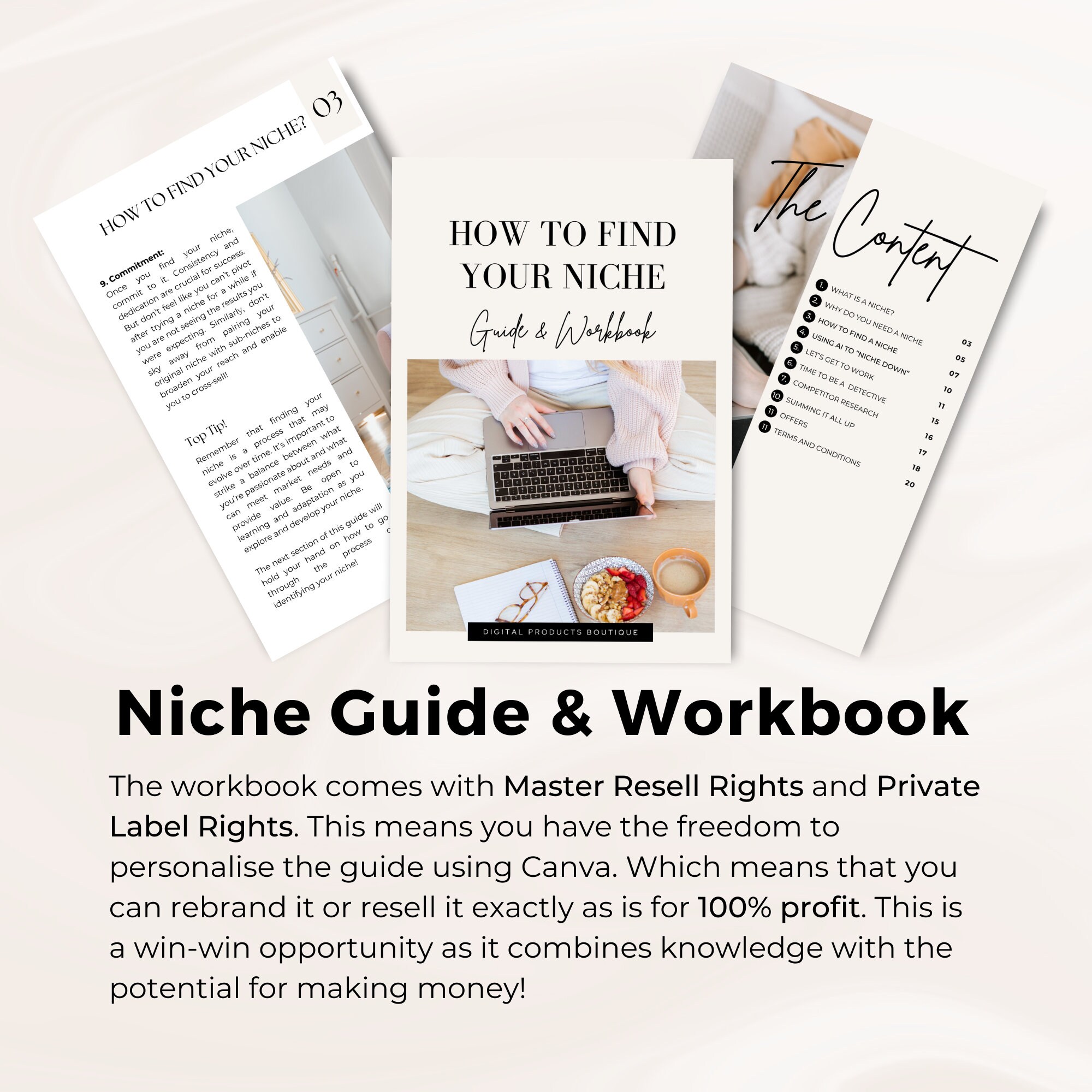 How to Find A Niche Guide With Master Resell Rights Done for You How to ...