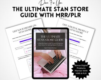 The Ultimate Stan Store Guide with Master Resell Right MRR and Private Label Rights PLR | DFY Digital Marketing Product | Lead Magnet.