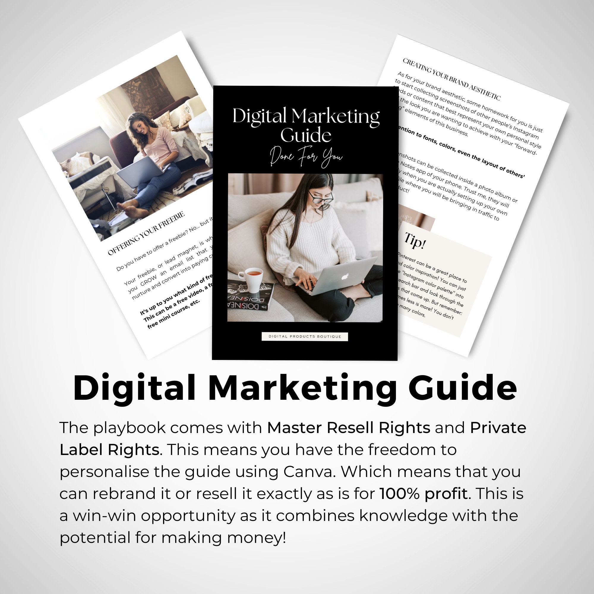 Done for You Digital Marketing Guide/ebook Master Resell Rights MRR and ...