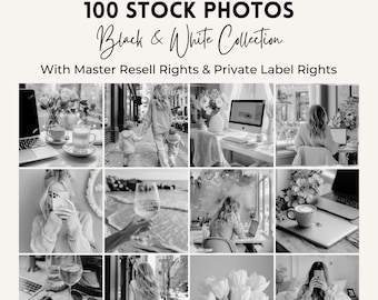 100 Black and White Faceless Stock Photos | MRR PLR