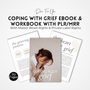 Master Resell Rights Health | Grief eBook & Workbook | Mental Health Templates | PLR Templates | Health Coach | PLR Digital Products.