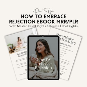 Self Improvement eBook | Master Resell Rights | Embrace Rejection | Digital Products for Personal Growth | Mindset & Motivation | PLR MRR.