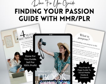 Passion Guide & Workbook: MRR/PLR Canva Template