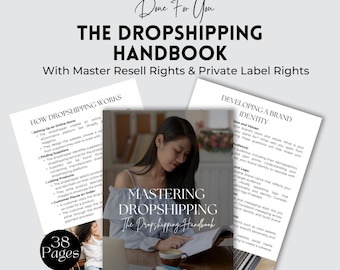 Manuale di Dropshipping: MRR PLR, Guida al Business E-commerce (Download Digitale)