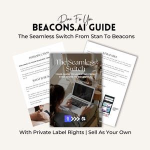 Beacons AI Guide: Ultimate eBook for Beginners | MRR & PLR | How to Monetise Your Content | Digital Product Tips | Digital Marketing Guide.