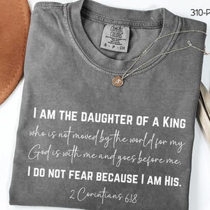 Daughter of the King Shirt, Child of God Shirt, Love Like Jesus Shirt, Jesus is King Merch, Christian shirt, Faith Shirt, Bible Verse Shirt