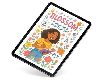 Teen Girl Journal eBook: Self-Love & Confidence Workbook (Printable PDF A5 Size)