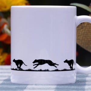 Greyhound Mug - Greyhound Coffee Cup - Greyhound Art - Gift for Greyhound Lover - Whippet Coffee Cup - Whippet Mug - Gift for Whippet Lover