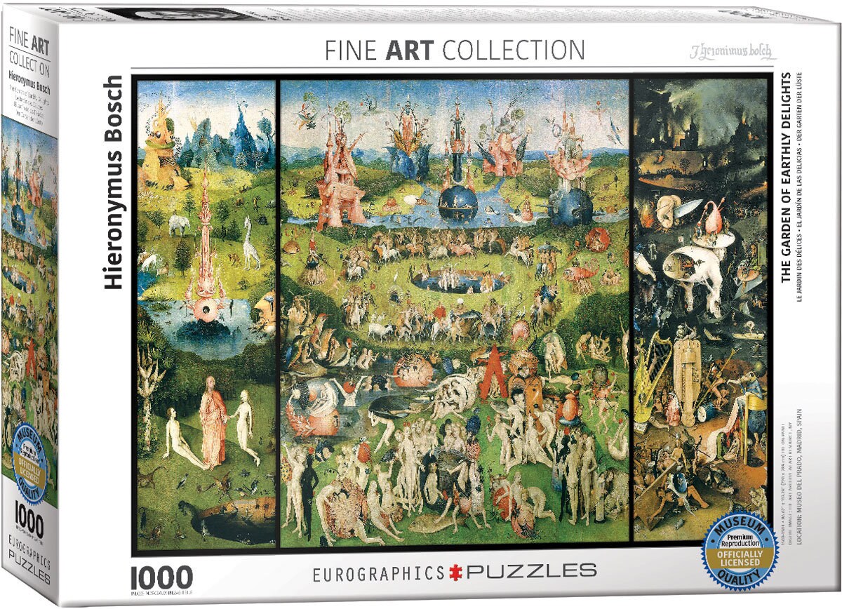 The Garden of Earthly Delights 1000 Piece Puzzle Jigsaw Etsy