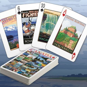 Voyagez au Canada, 54 cartes à jouer Luxury Playing Cards Poker Cards cartes à collectionner Playing  carte jeu de collection jeu de sociéte
