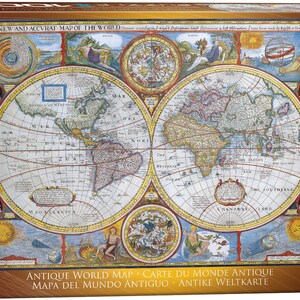 Mapa del mundo antiguo, rompecabezas de 1000 piezas, rompecabezas para adultos, rompecabezas, juego de mesa, rompecabezas, juguetes