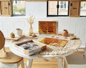 Tree of Life 3D Lenticular Puzzle – 300-Piece Jigsaw Puzzle for Adults, Optical Depth Board Game