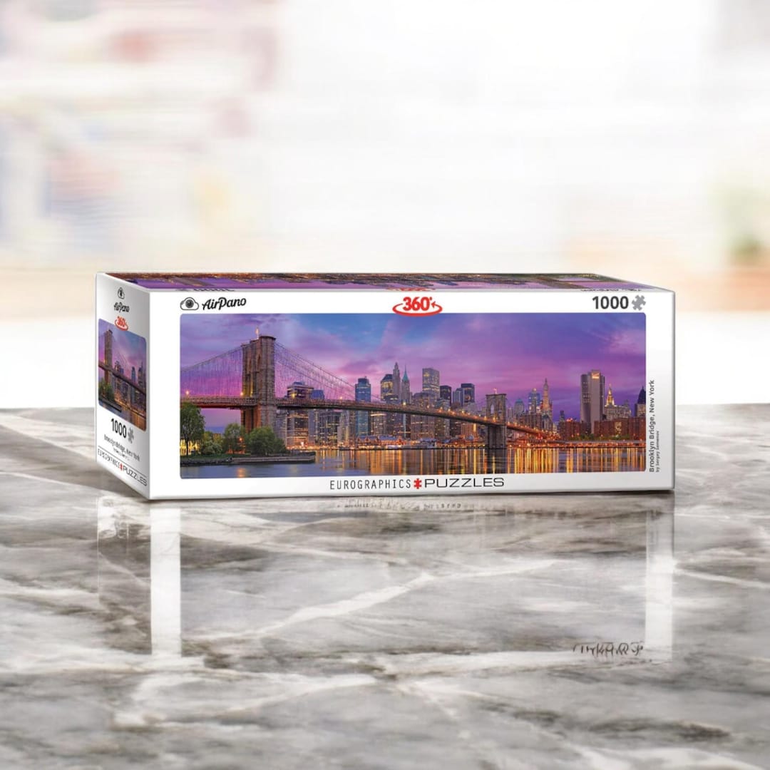 Brooklyn Bridge, New York – 1000 Piece Jigsaw Puzzle for Adults - Etsy