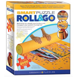 Tapete de jogo Smart Puzzle Roll&Go Tapete de armazenamento de quebra-cabeça Tapete de armazenamento de acessórios de quebra-cabeça Saco de armazenamento de quebra-cabeça Brinquedos de jogo de tabuleiro